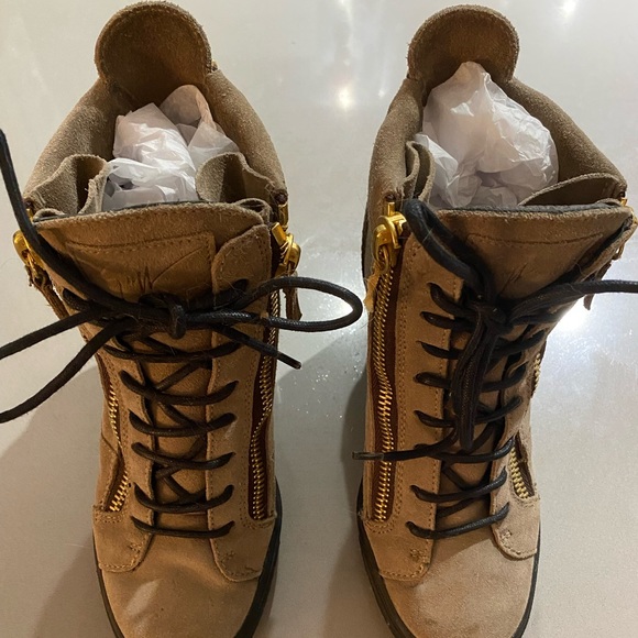 Wedge Sneakers Brown Giuseppe Zanotti Sneakers Giuseppe Zanotti